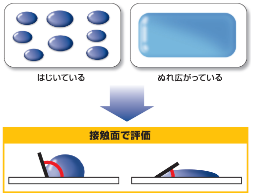 写真：処理後と処理前